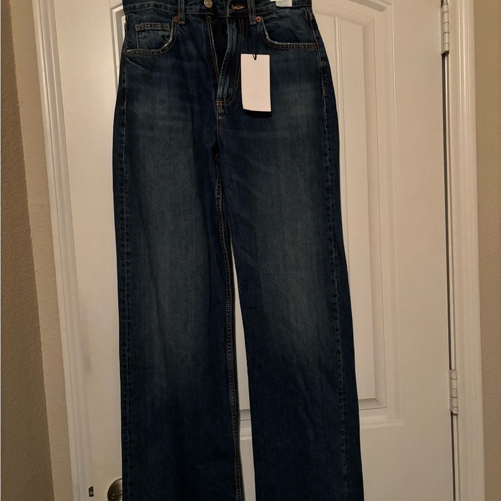 Zara Dark Blue Denim Jeans